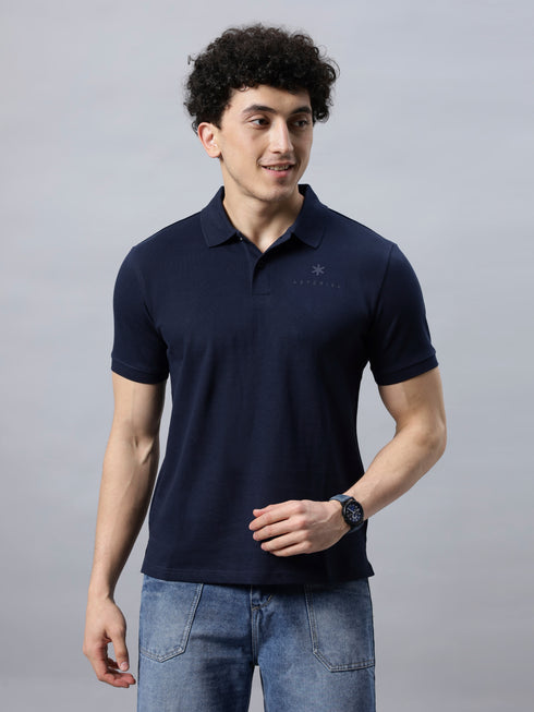 Classic Comfort: Men's 100% Cotton Polo T-shirt Maroon